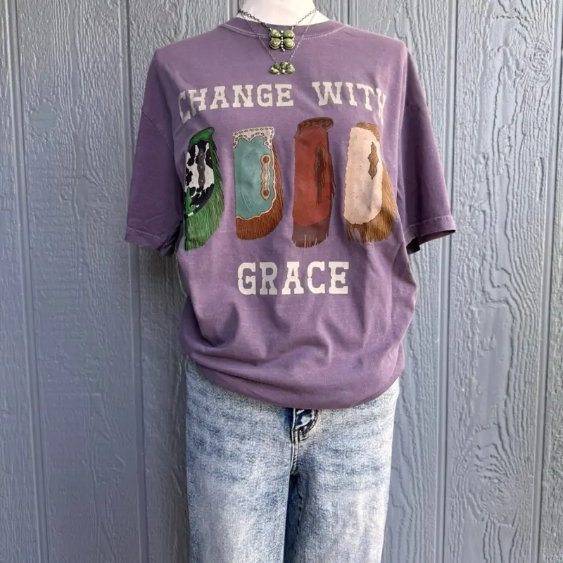 Change with grace comfort Colors top Change with grace comfort Colors top