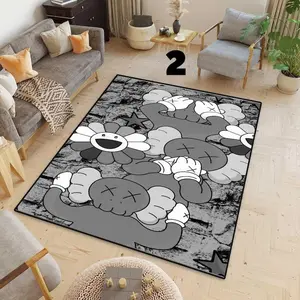 Hypebeast Rug, Hype Beast , Bearbrick rug, Hypebeast Wall Art rug, Pink Hypebeast, Hypebeast carpet, Tepic,Bear brick art,Machine Washable style 6