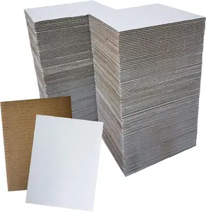 5x7 Inch Corrugated Cardboard Sheets,  Brown  Corrugated Pads Cardboard Inserts Bulk