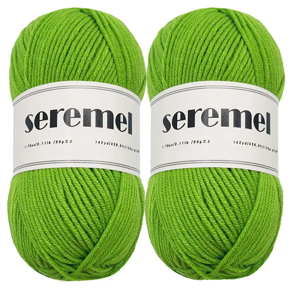 2 Pack 100g Acrylic Yarn Balls, Soft Multi-Color Yarn for Knitting & Crocheting, Beginner Friendly Knitting, Ideal for Beginners & Experts, Perfect for Sweaters Scarves Hats DIY Projects, Diy Knitting Supplies