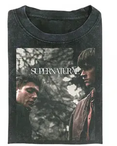 Supernatural Vintage T-shirt, Winchester Brothers, Sam and Dean Supernatural Shirt, Classic TV Show Tee, Supernatural Fan Gift, Gift for Men, Gift for Women, Crew Neck T-shirt, Trending T-shirt