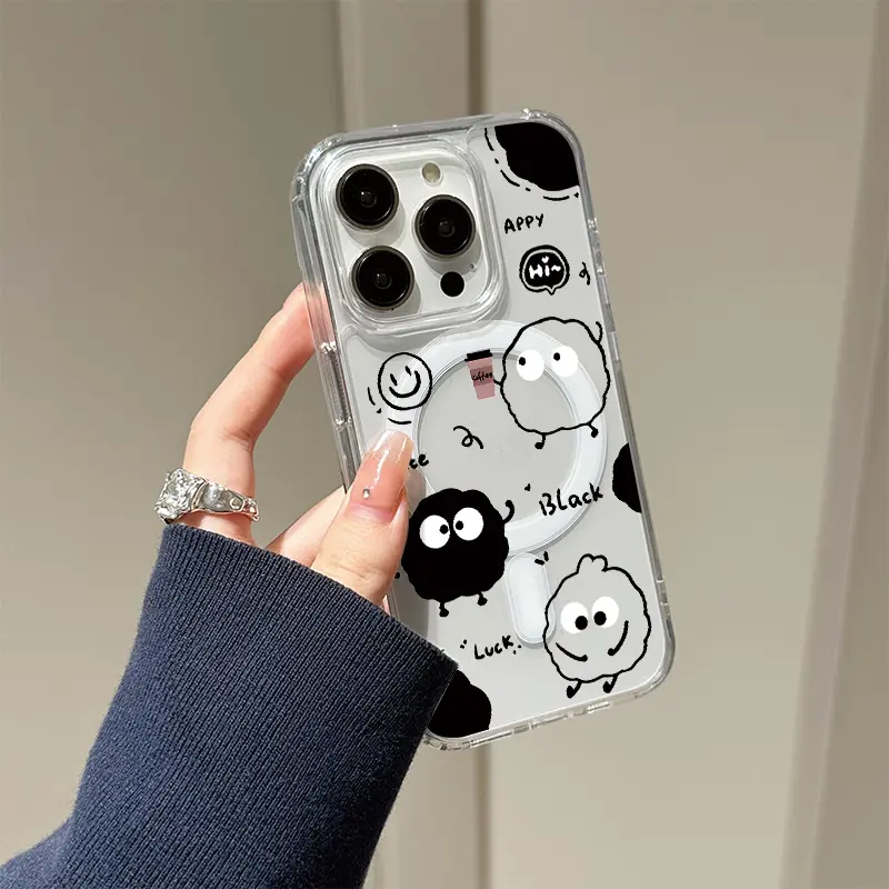 Cute Cinderella Coffee Pattern Compatible with iPhone 16 15 Pro Max Plus 14 13 12 mini 11 X XR XS Beautiful Gift Durable shockproof Anti-Scratch PC Protective Case Design Offers Shockproof Supports Magnetic Wireless Charging