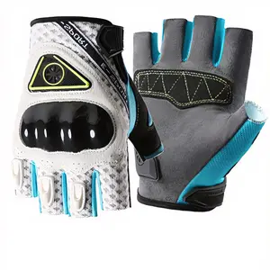 Maqlion Motorcycle Riding Gloves Half Finger & Full Finger Breathable for Men Riders Anti-Slip Wear-Resistant Anti-Fall Motocross Gear