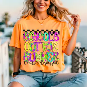 School's Out Teacher DTF Transfers - THIS IS NOT A SHIRT