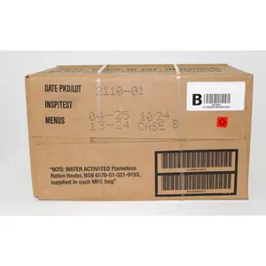 Wornick, Sopakco, Ameriqual MRE Meals Ready to Eat, Inspection 2025, 2026 or Better, Emergency Food Supply, Survival Camping Outdoor 12 Pack(Random Case (A or B), 1, Count)