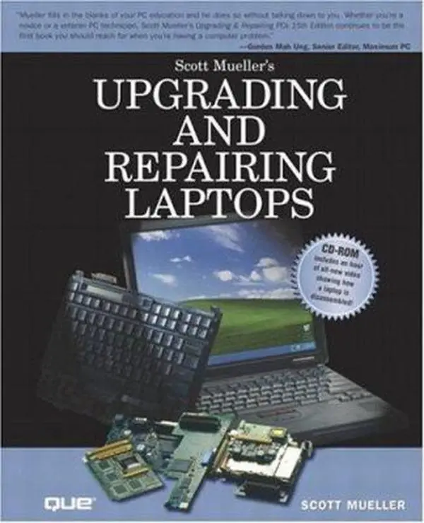 Used Hardcover Book - Upgrading and Repairing Laptop with Laptop Care Insights by Scott Mueller - English