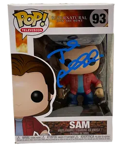 Jared Padalecki Authentic Autographed Sam Supernatural 93 Funko Pop Figure