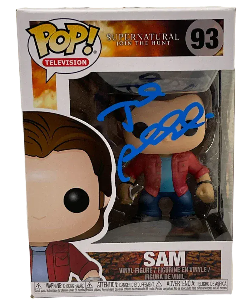 Jared Padalecki Authentic Autographed Sam Supernatural 93 Funko Pop Figure