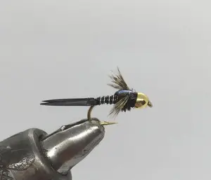 One Dozen (12) - Beadhead Copper John Zebra Nymph- Strike Fly Company