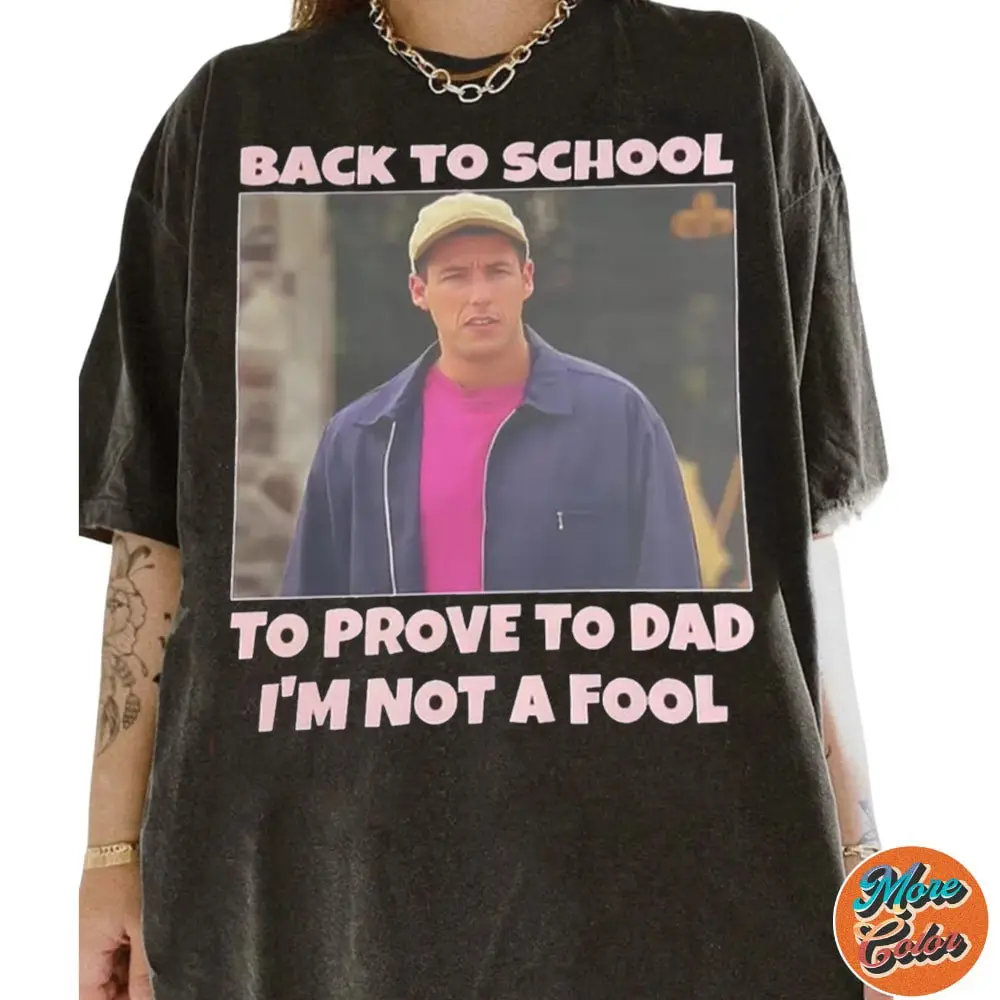 BACK TO SCHOOL billymadis0n Shirt, 80s Movie Sweatshirt, Cotton Unisex T-shirt, Crew Neck, Size S- 3xl, Menswear Top, Womenswear Top Underwear Streetwear