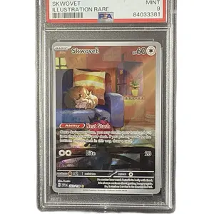 Pokémon Skwovet Illustration Mint 9 Card Graded Trading Card