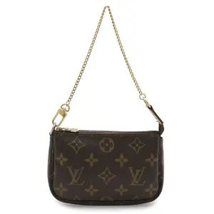 Pre-owned Louis Vuitton Canvas Small Leather Goods Mini Pochette Accessoires Monogram Accessory Pouch