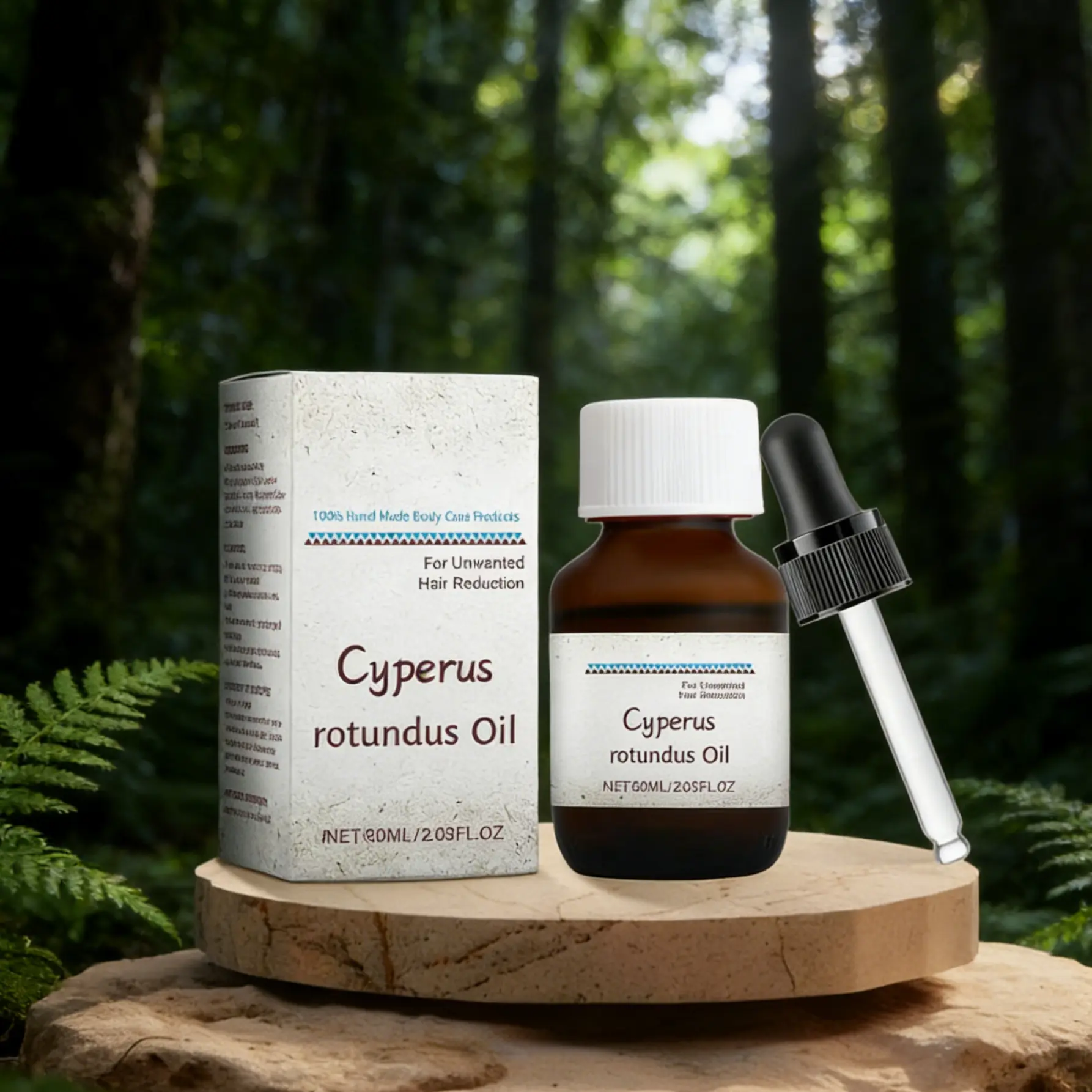 Cyperus Rotundus Oil, Natural Hair Removal Oil, Hair Removal Serum, Hair Removal Solution, Body Hair Care Oil, Beauty & Personal Care Product for Women & Men