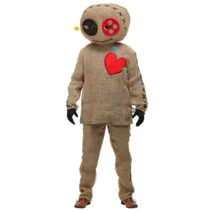 Unisex Burlap Voodoo Doll Costume