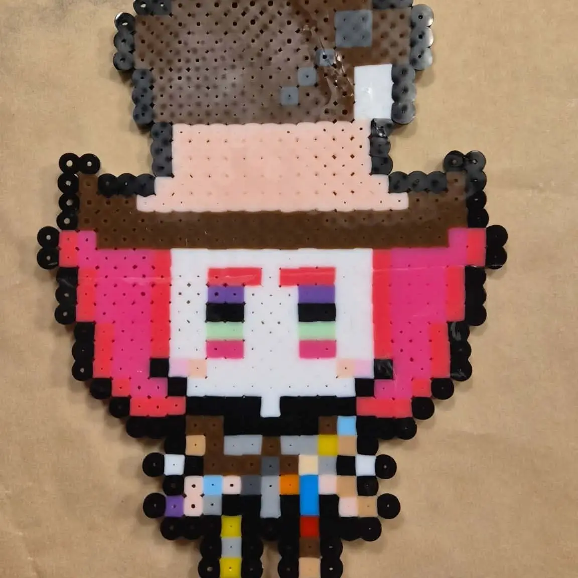 Mad Hatter Character Perler