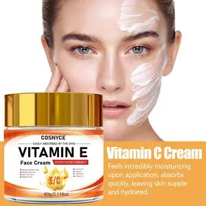 Vitamin E Cream with Retinol and Vitamin C, Smooth Moisturizing, Face Body Moisturizing, Alcohol-Free, Fragrance-Free, Non-Greasy, Easy Absorption, Suitable for All Skin Types