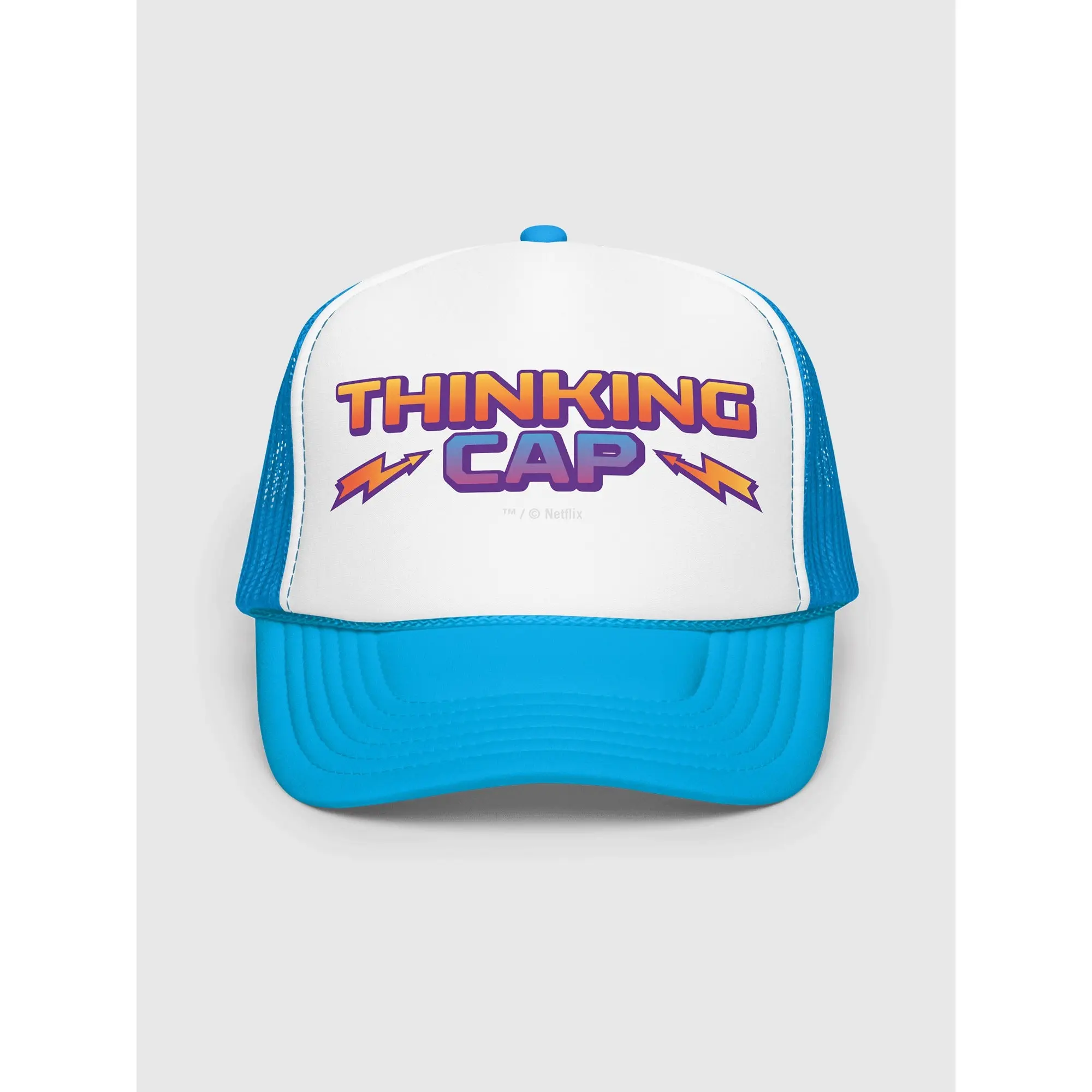 [Netflix Official] Stranger Things Dustin's Trucker Hat – Iconic Thinking Cap for Fans, Collectors & Gift Idea Snapback Cap