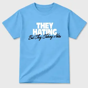 University Blue Sneaker Matching Shirt, Blue Shirt to match Foam UB, 100% Cotton, Trendy Streetwear, Unisex Fit