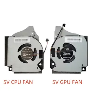 5V Laptop CPU GPU Cooling Fans for DELL INSPIRON G5-5590 G7-7590 G7-7790 Fan GTX1650 Cooler Radiator DC 5V