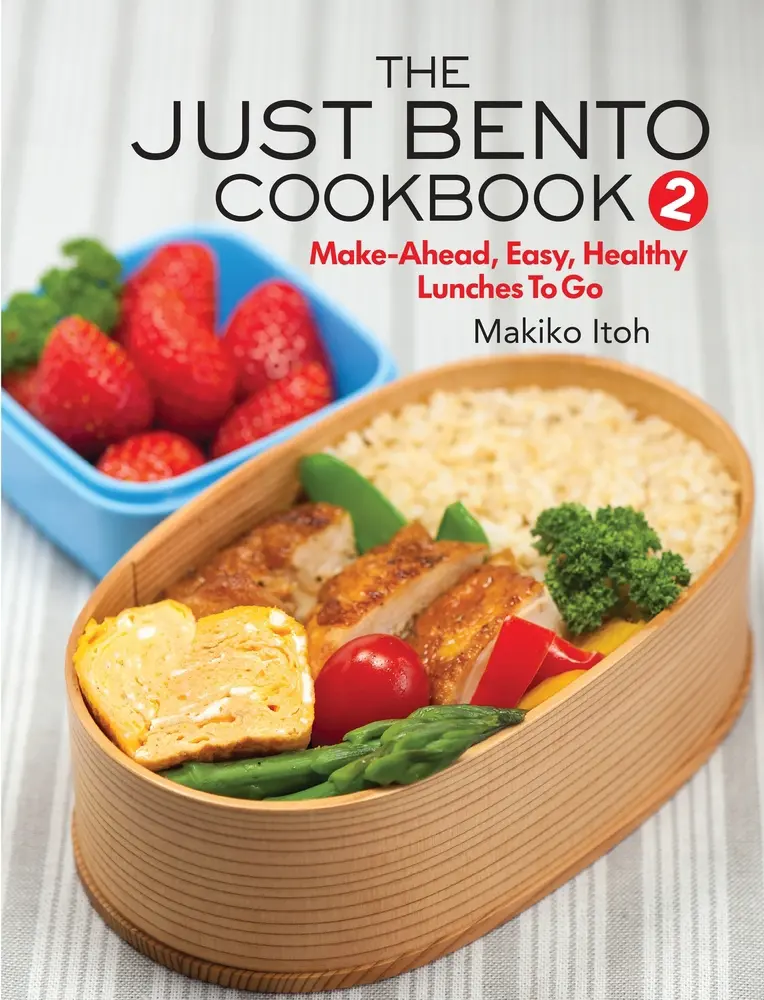 Used Soft Cover Book - The Just Bento Cookbook 2: Make-Ahead, Quick Assembly, Healthy Lunches for Busy Adults with Special Dietary Needs, Vegan Options by Makiko Itoh (Kodansha, English, 1.09 lbs)