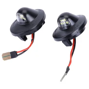 2pcs LED License Plate Light Car Modification Parts Tag Light Compatible for Ford F150/F250/F350 Superduty Ranger Pickup Truck Explorer Bronco Excursion Expedition, 6500K White Super Bright Waterproof