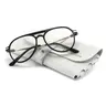 HAITONGCR Anti-Fatigue Anti-Glare Reading Eyeglasses - High Quality Eyewear, Lightweight Durable, Narrow Fit for Small Faces, Bluelight & UV Blocking, Unisex Retro Aviator, for Work/Phone/Gaming, +1.5 to +3.0