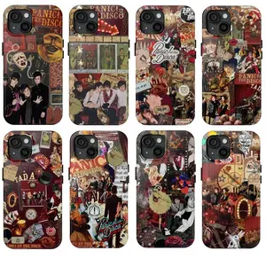 Panic! At The Disco Phone Case, AFYCSO 20th Anniversary Fan Cover, Compatible with iPhone 11-17 Pro Max/Plus and Samsung Galaxy S23-25