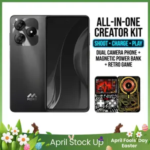 【C1】MIRO Selfie & Stream Camera Phone – Dual 50MP Front & Back Cameras, 5000mAh Battery, 12GB RAM + 128GB Storage, Android 14, Unlocked Dual SIM – Perfect for Vlogging, Live Streaming, Travel, Social Media & Daily Use, Ideal Gift for Content Creators
