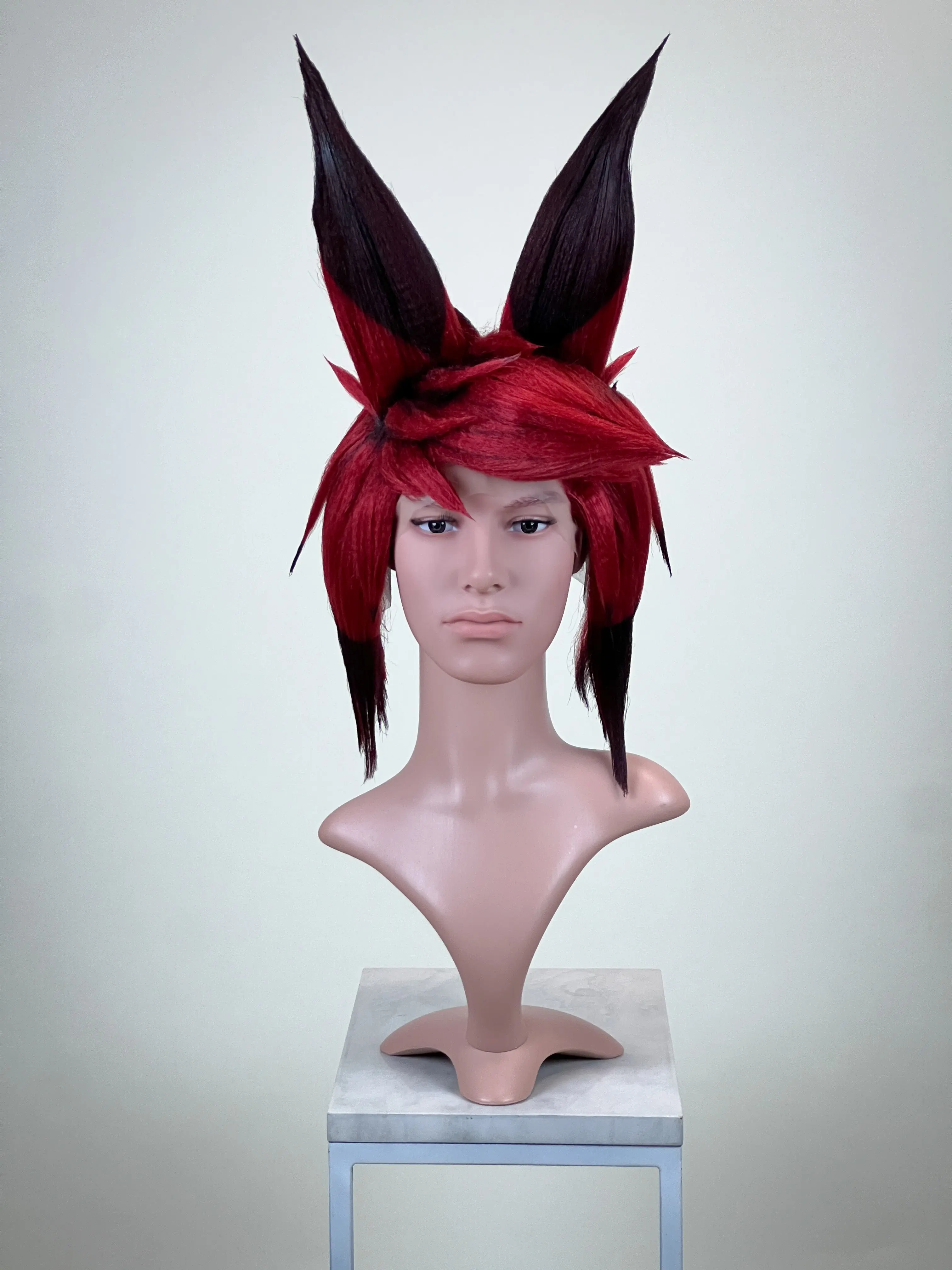 Alastor | Hazbin Hotel - Custom Styled Wig - Ready to ship!