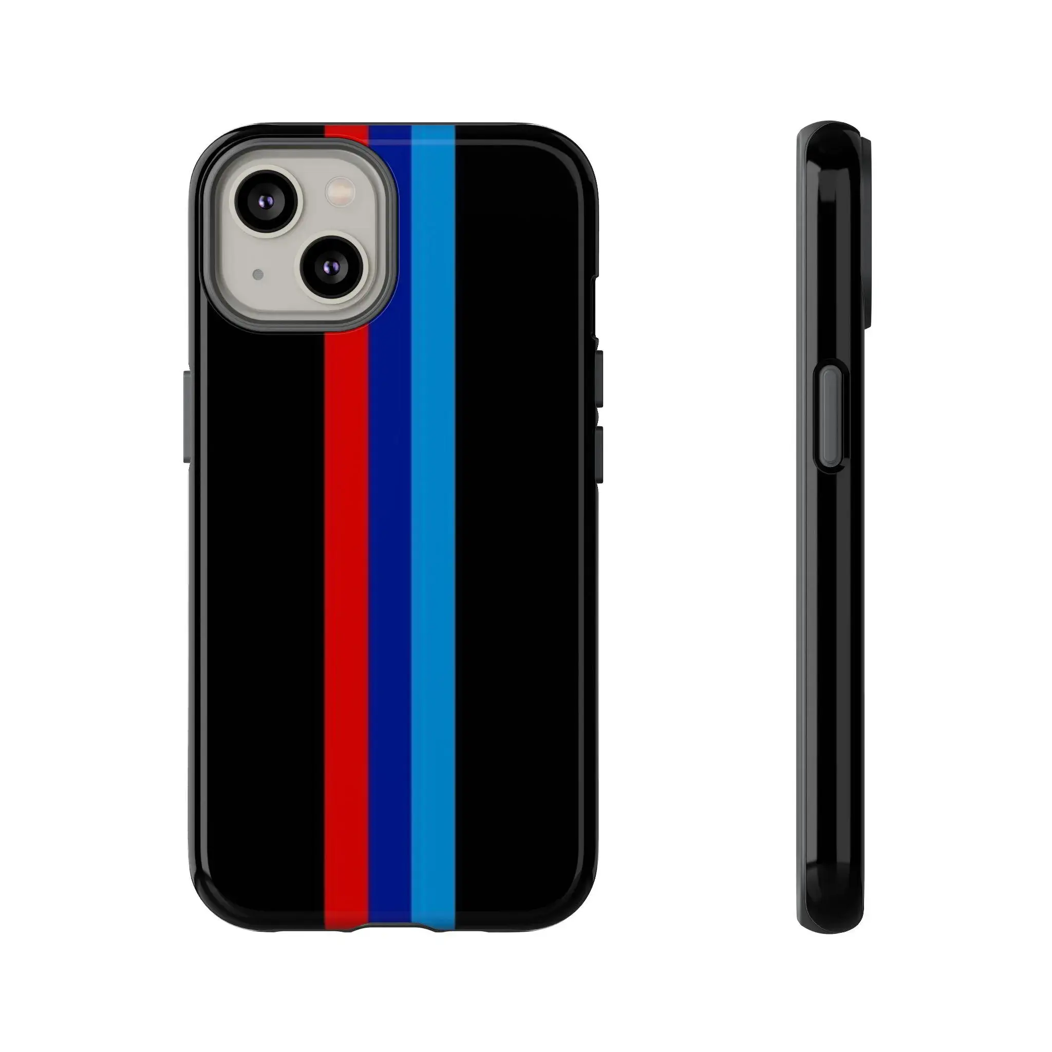 BMW Motorsport Inspired Premium Matte TPU Protective Smartphone Case - Shockproof, Anti-Drop Casing with Camera Protector for iPhone 17-11 (Pro Max, Pro Plus) & Samsung S25-23 Cellphone Devices