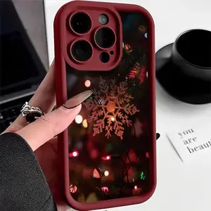 Fashion phone case with unique snowflake design, provides full protection against drops and fingerprints, compatible with iPhone 17 16 15 14 13 12 11 PRO MAX PLUS, AIR Mini SE and iPhone XS MAX series, ideal gift for friends and family