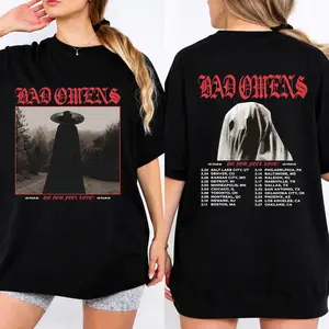 Bad Omens “Do You Feel Love” Tour 2026 Shirt, Gothic Rock Concert Tee, Alternative Music Fan Shirt, US Tour Dates Graphic, Unisex T-Shirt for Men & Women