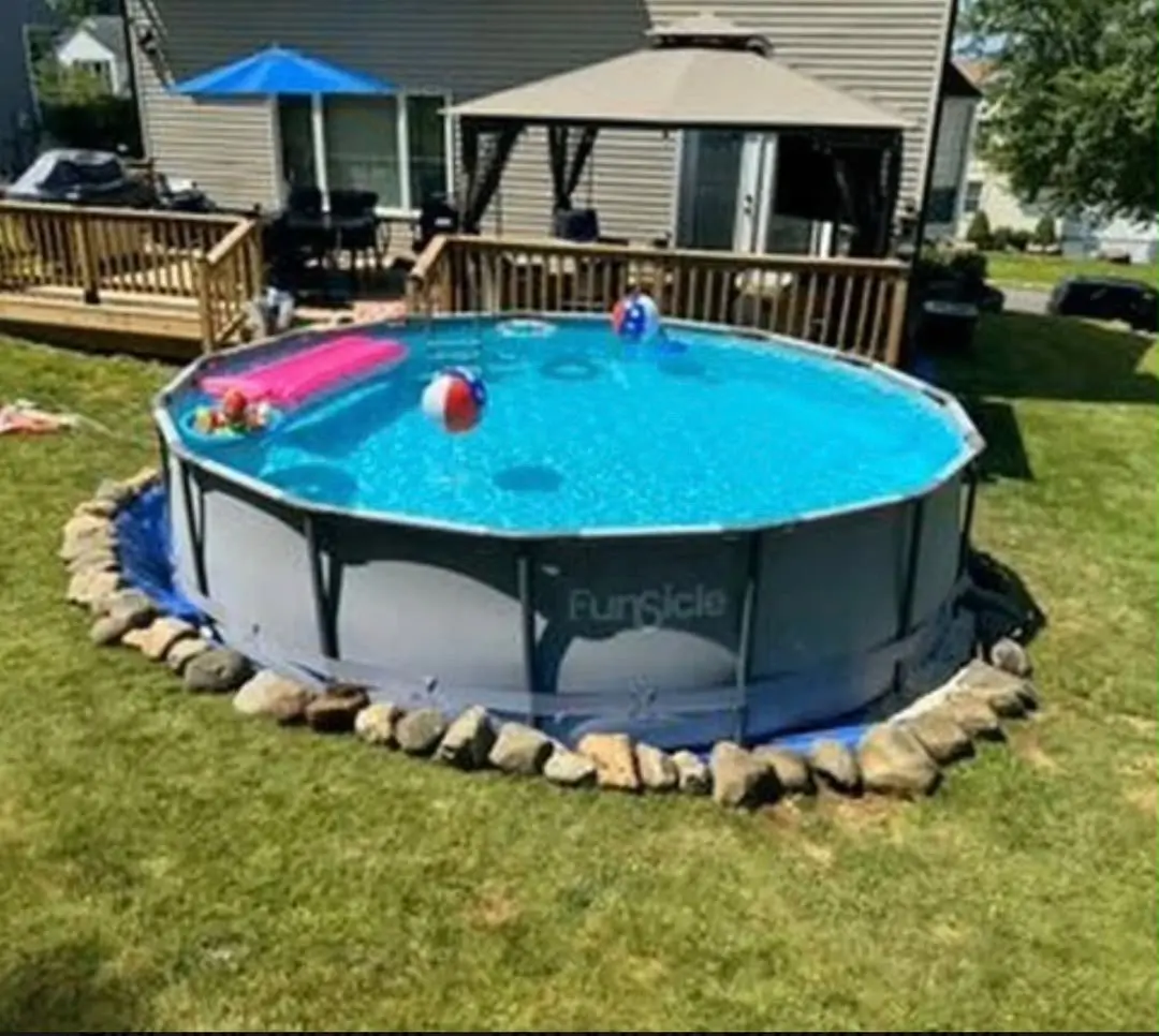 15ft x 42in Round Above Ground Swimming Pool Set Steel Frame Filter Pump Ladder