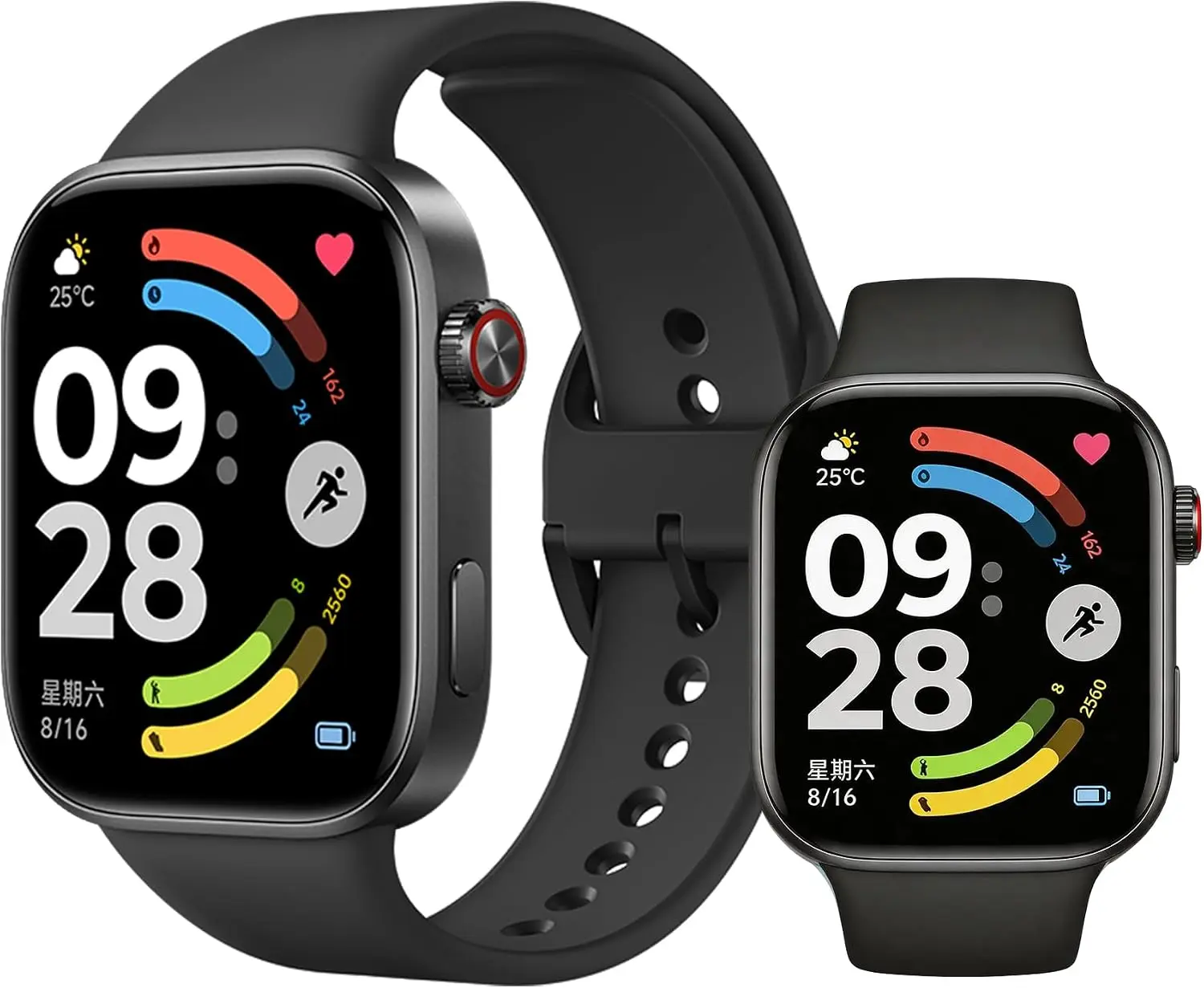 Xiaomi Smart Watch 6 with 2.07" AMOLED Screen, GPS Tracking, 5ATM Water Resistance, 24-Day Battery Life
