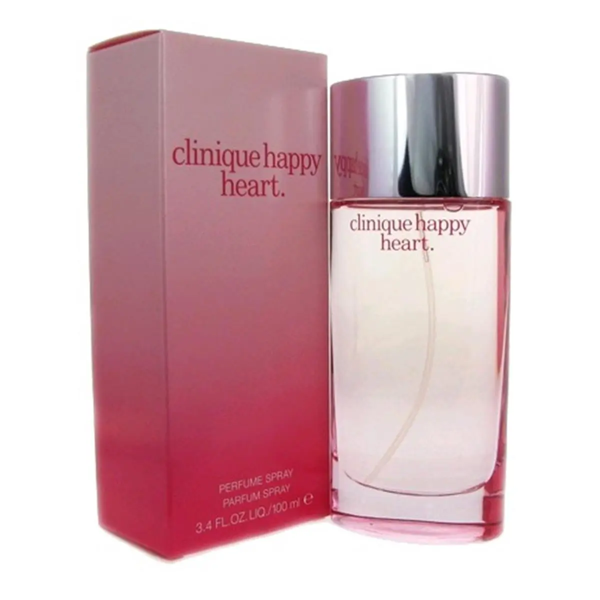 CLINIQUE Happy Heart Women's Floral Scents Perfume Spray, 3.4 fl oz, Fruit Woody Floral Scent with Mandarin and Blond Woods, Water Hyacinth-Infused, 3 To 3.9 Fl Oz, Bottle, Fruit Flavor Women's Fragrance, Citrus Women's Fragrance