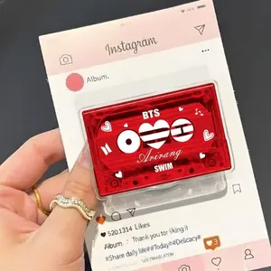 Combo Swim Phone Grip New Album Theme Aesthetic Phone Stand Holder Clear Acrylic Kpop  Style Accessories Gift For Kpop Fans