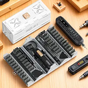 181-in-1 Electric Screwdriver Set, USB Rechargeable Electric Screwdriver with 162 Magnetic Bits, Multifunctional Repair Tool for Electronic Devices