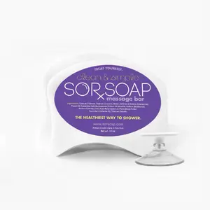 SORSOAP TikTok Massage Bar Bundle (2 bars, holder and free sisal bag) Body Care Product Body Wash Exfoliate