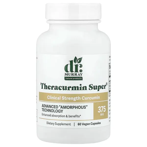 Theracurmin Super, Clinical Strength Curcumin, 60 Vegan Capsules
