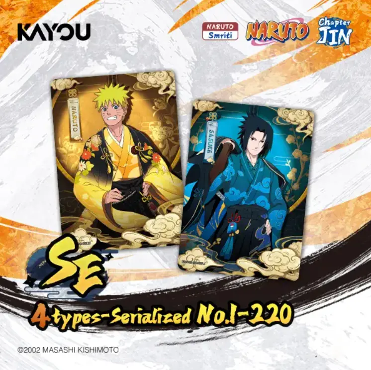 SUPER KAYOU ポスター 3人 KAYOU NARUTO-Smriti Collectible Cards-Chapter Jin-003A-NA-Series 3