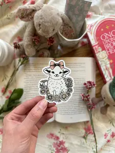 Floral Lamb Sticker