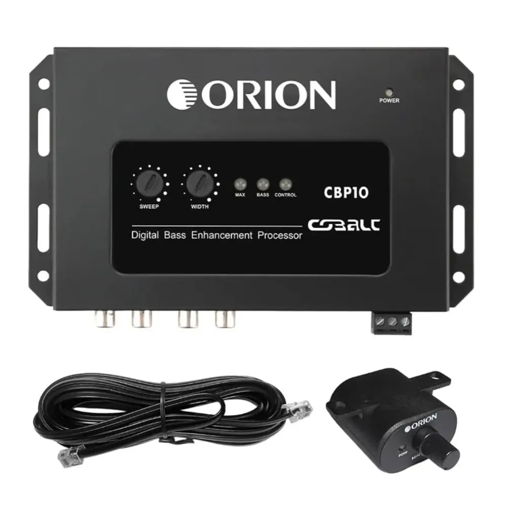 Orion CBP10 Cobalt Digital Bass Processor 10Hz-30kHz Subsonic Filter Bass Restoration Knob Bass Enhancer Car Audio