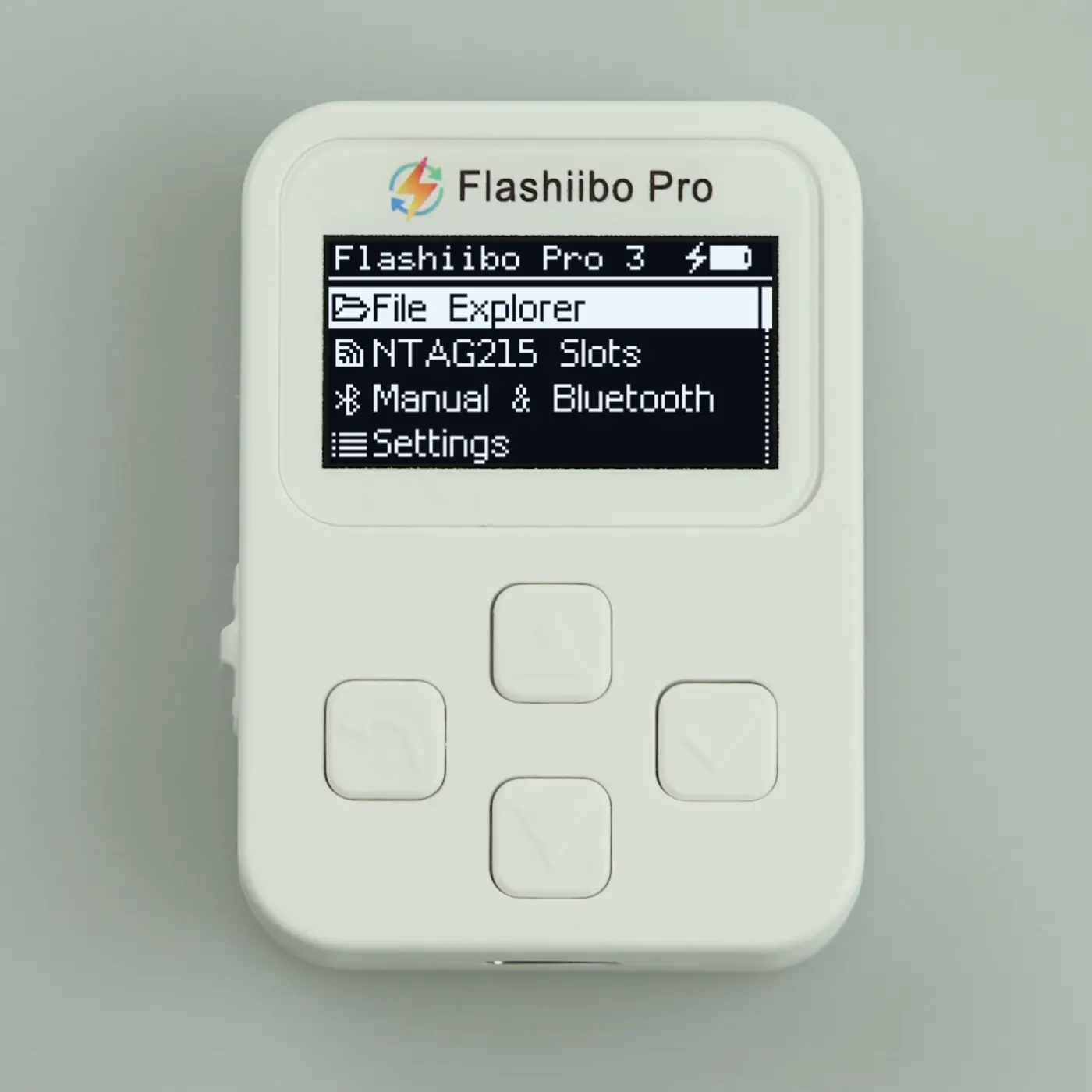 Flashiibo Pro Gen3 NFC Emulator, NFC Tag Emulator, 5000+ Files, Unlimited Rewrite, Auto UID Regen, Rechargeable Battery , 1.4" OLED Screen, Compatible with 50+ Games on Switch, Switch Lite & Switch 2