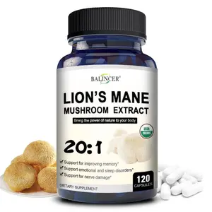 Balincer Lion's Mane Health Supplement - Supports Mood and Brain Health 120 Capsules