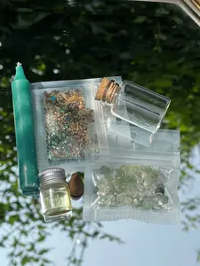 Amityville Apothecary Spell Jar Ritual Kit: Abundance, Love, Intuition or Protection