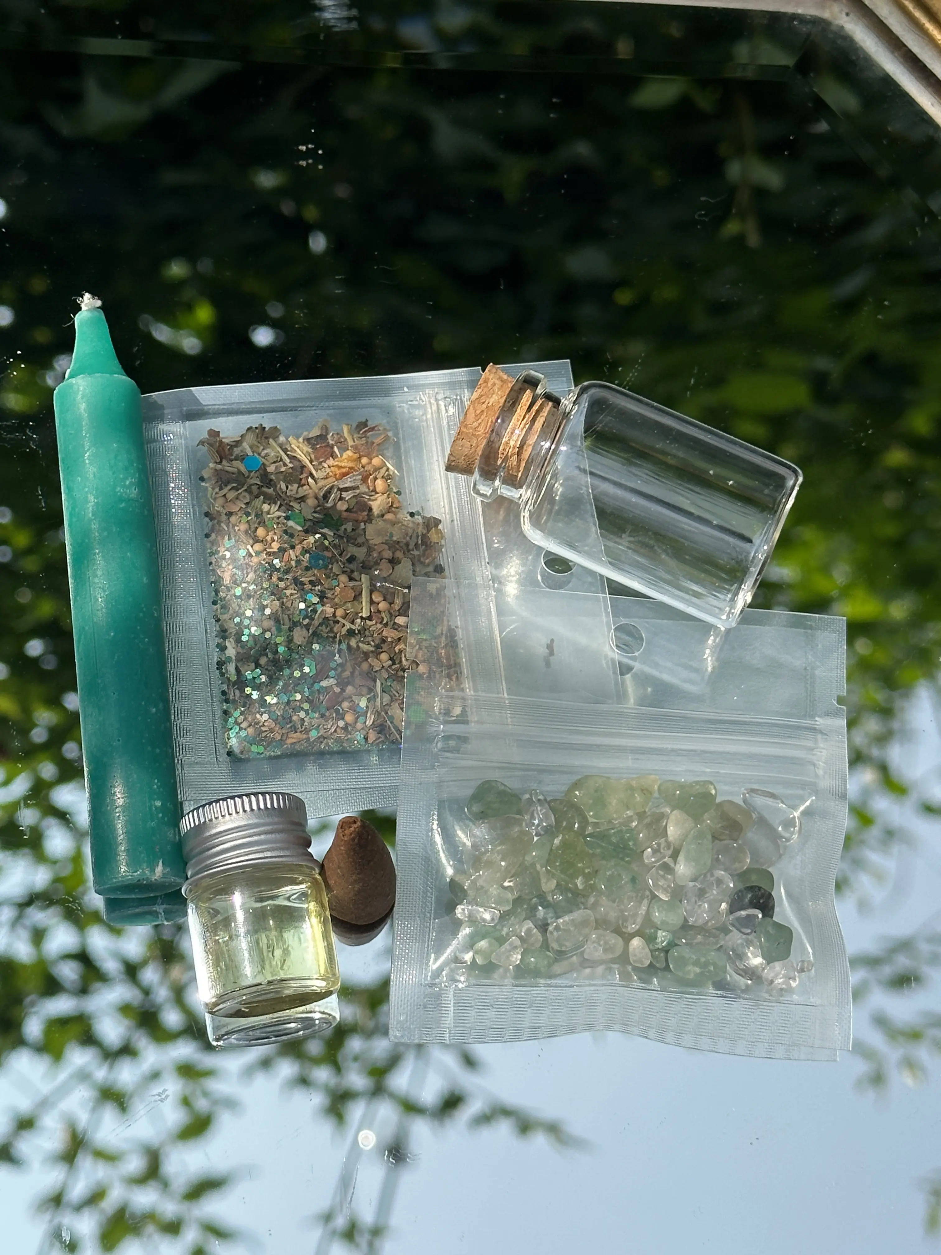 Amityville Apothecary Spell Jar Ritual Kit: Abundance, Love, Intuition or Protection