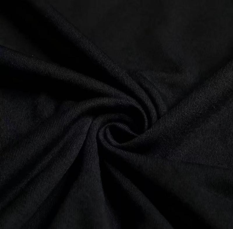 Minimalist Style Casual Cotton Short Sleeve Letter Print "Stay Sober" T-Shirt for Men Black Fabric Menswear