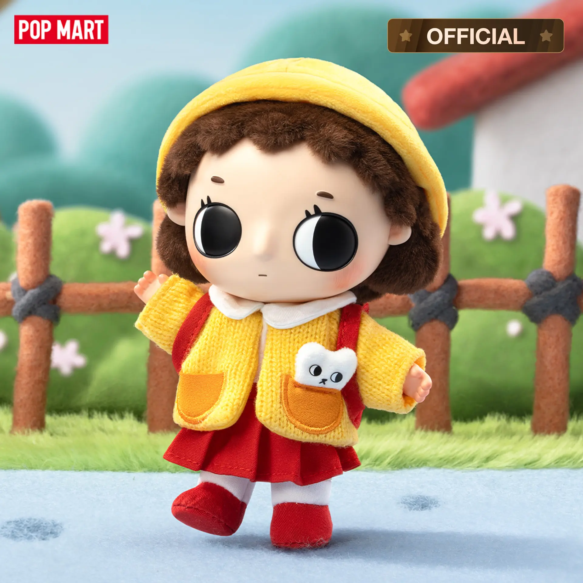 【NEW】POP MART Nyota × Chibi Maruko Chan Plush Doll Pendant