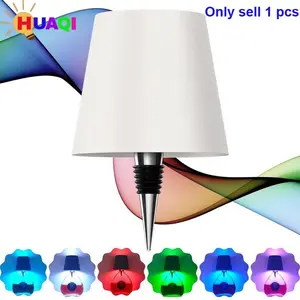USB Rechargeable Bottle Lamp with Touch Function, 7 Color Adjustable Dimmable, Suitable for Home Decor and Restaurant Use