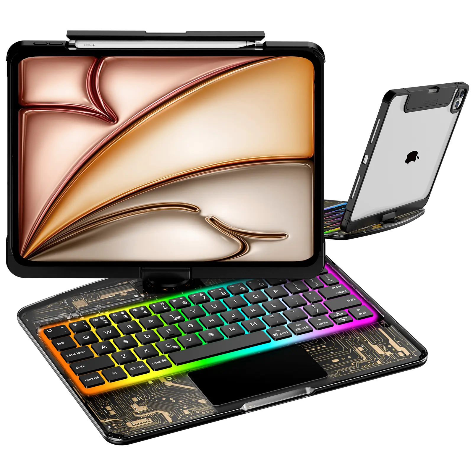 Transparent black（not include iPad）